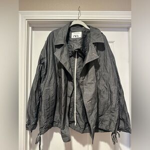Zara Charcoal Casual Jacket